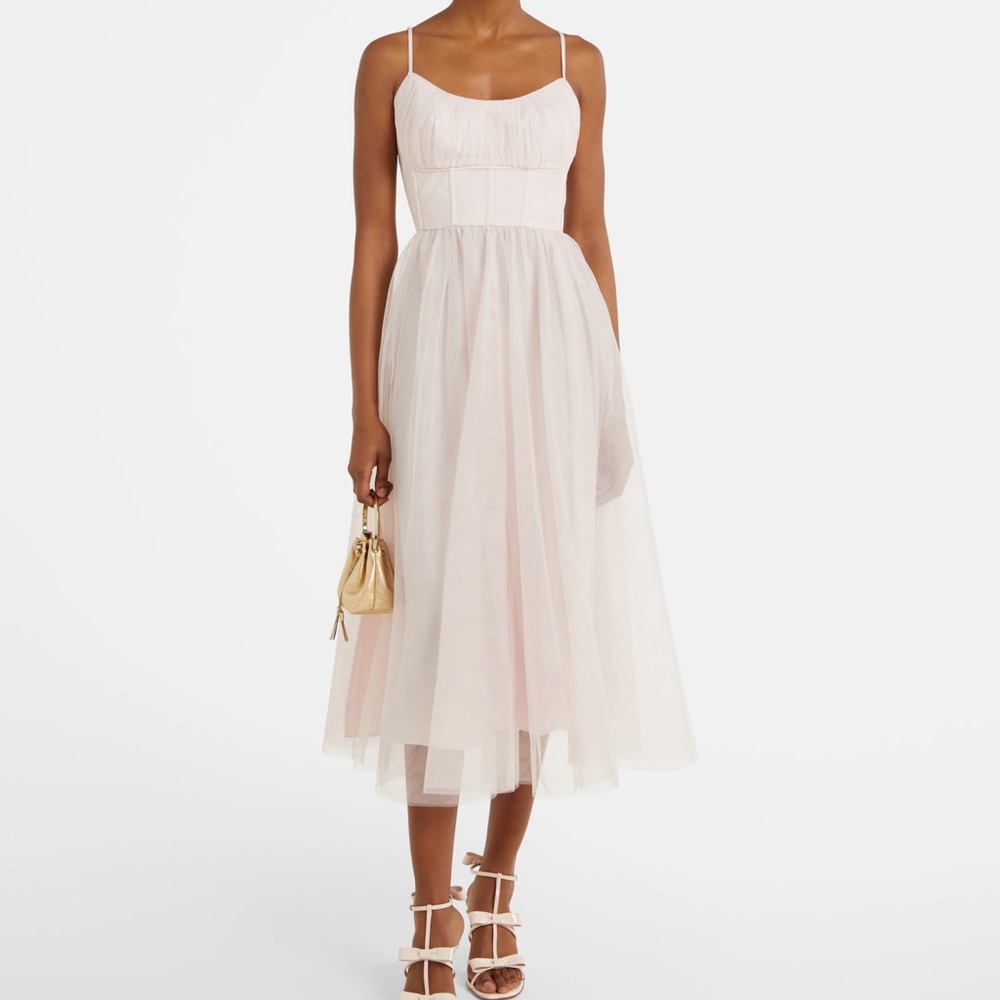 Zimmermann Tulle Corset Midi Dress - Size 0, New with tag!!!